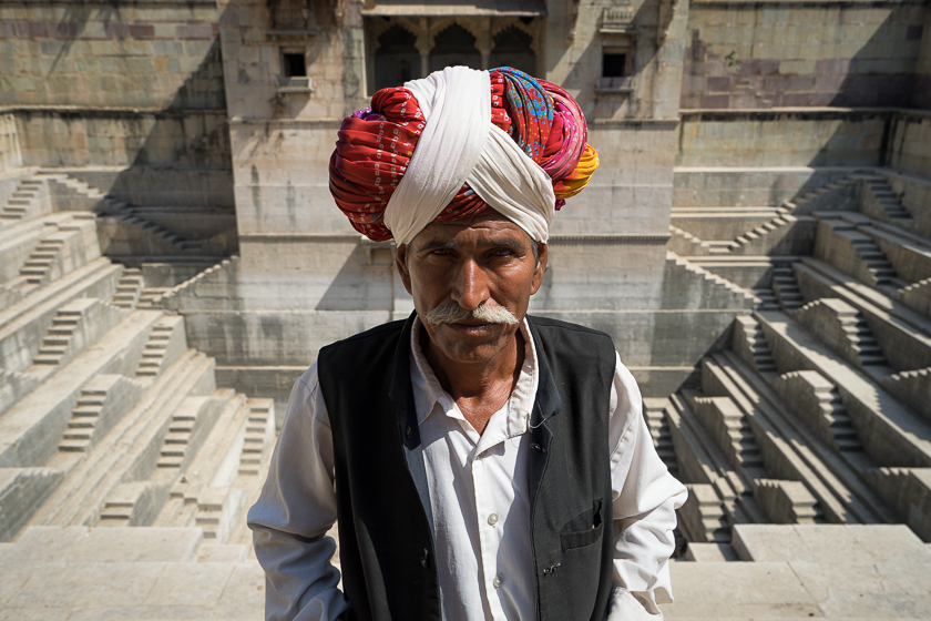 Adventure, Bundi, India, Nomad Within, Peter DeMarco, Stepwell, architecture, asia, man, photography, portrait, travelphotography, turban